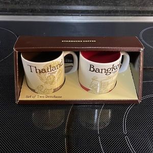 Thailand and Bangkok espresso cups Starbucks you are here